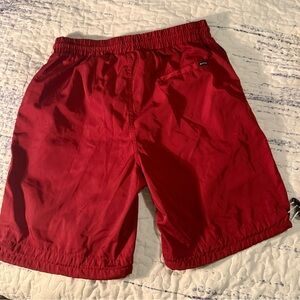 Red Athletic Men's Shorts